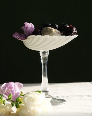 Креманка из гребешка на хрустальной ножке (блюдо для закусок)