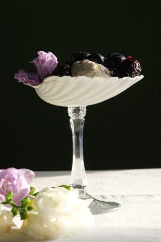 Креманка из гребешка на хрустальной ножке (блюдо для закусок)