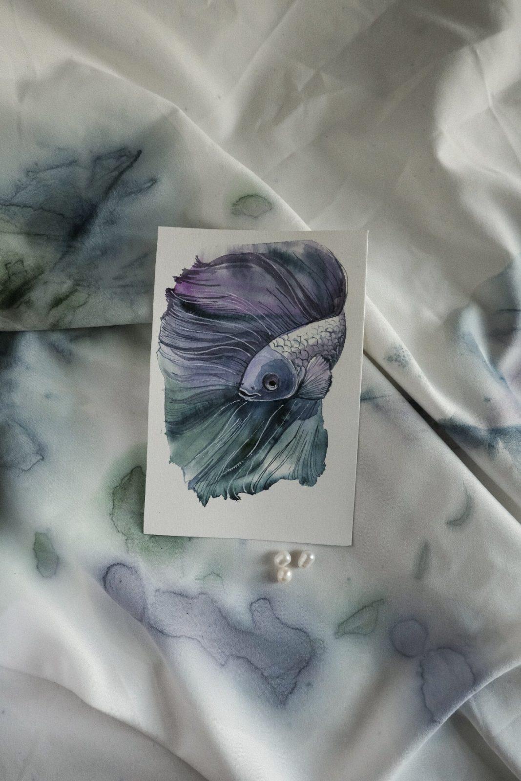 Открытка - акварель Открытка - акварель — изображение 2