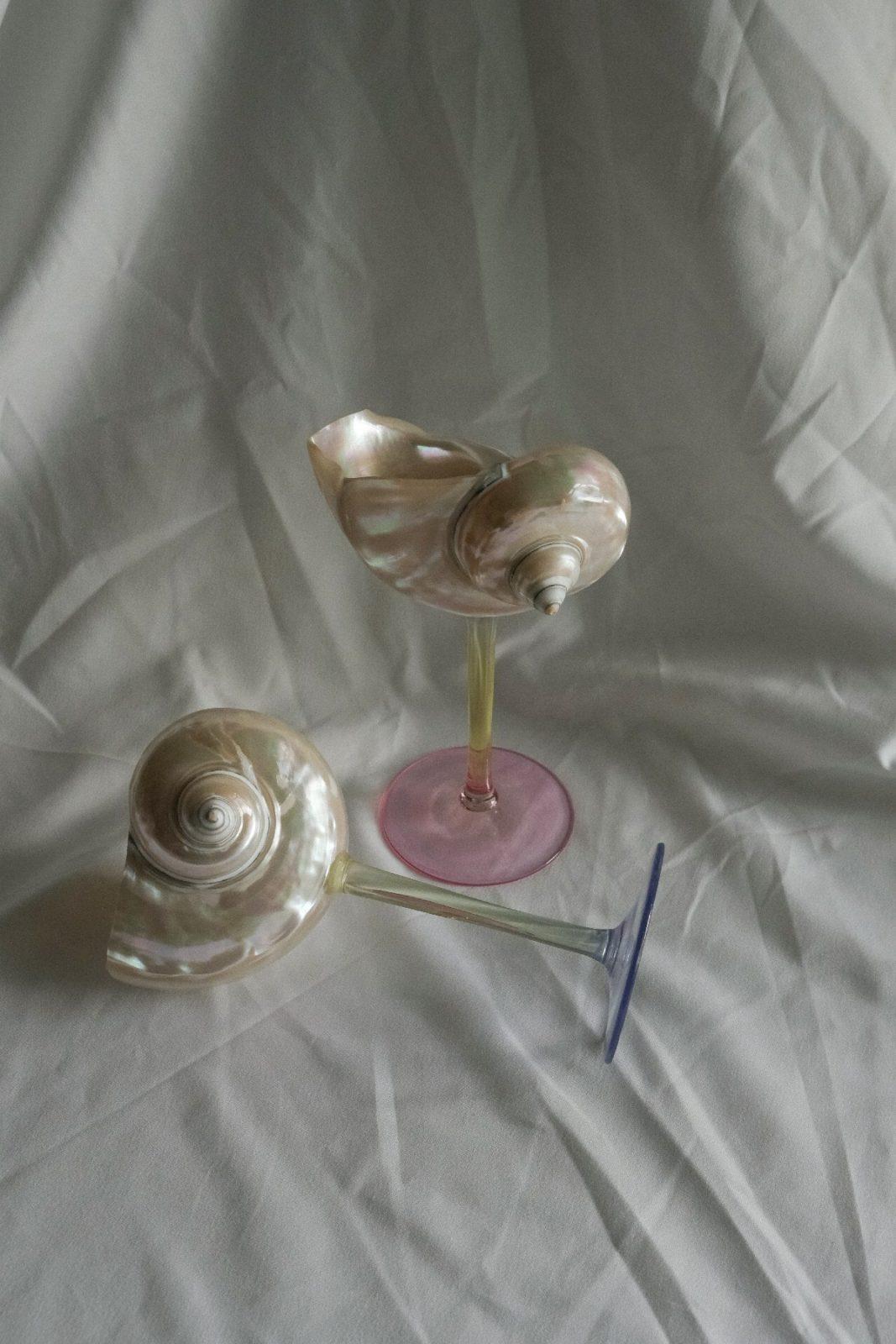 Pop-up couple - пара бокалов из перламутровой ракушки Pop-up couple - пара бокалов из перламутровой ракушки — изображение 7